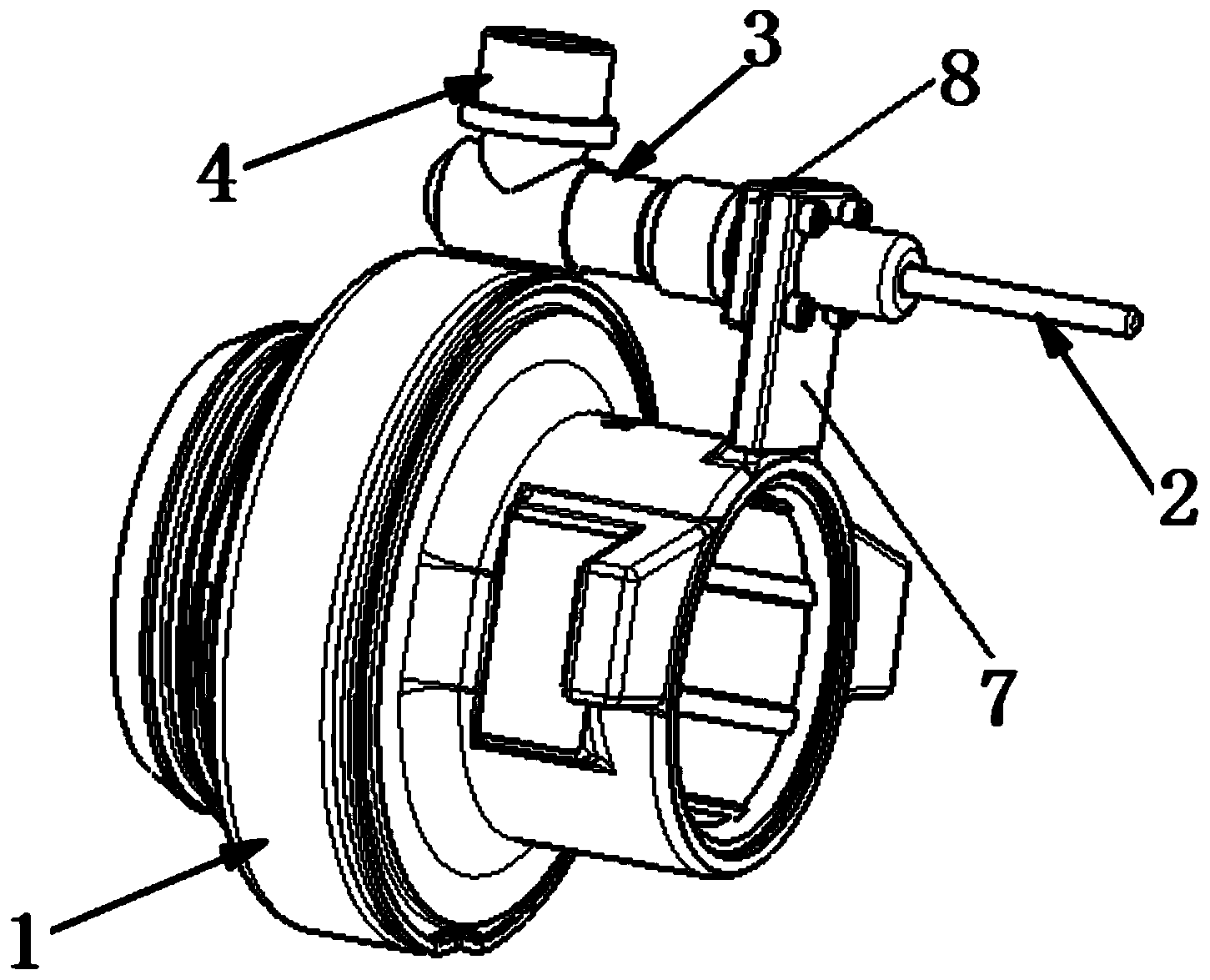 Release bearing structure of clutch and release stroke test method of clutch
