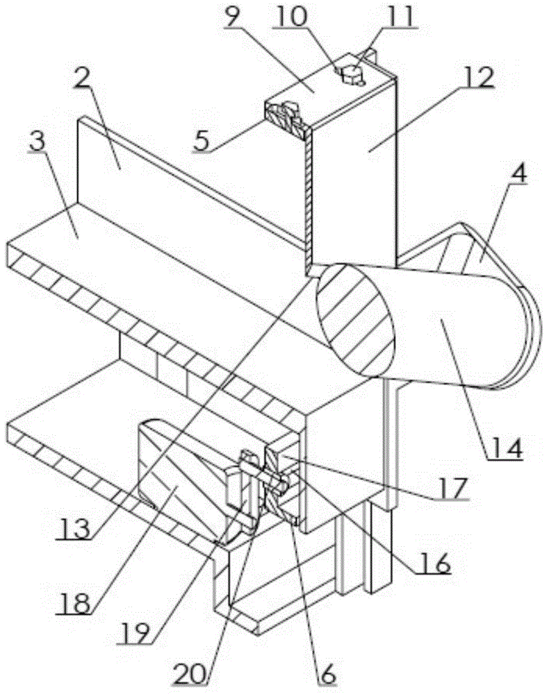 Direct-drive roller type meat blank slice cutter capable of preventing oblique knife from being broken