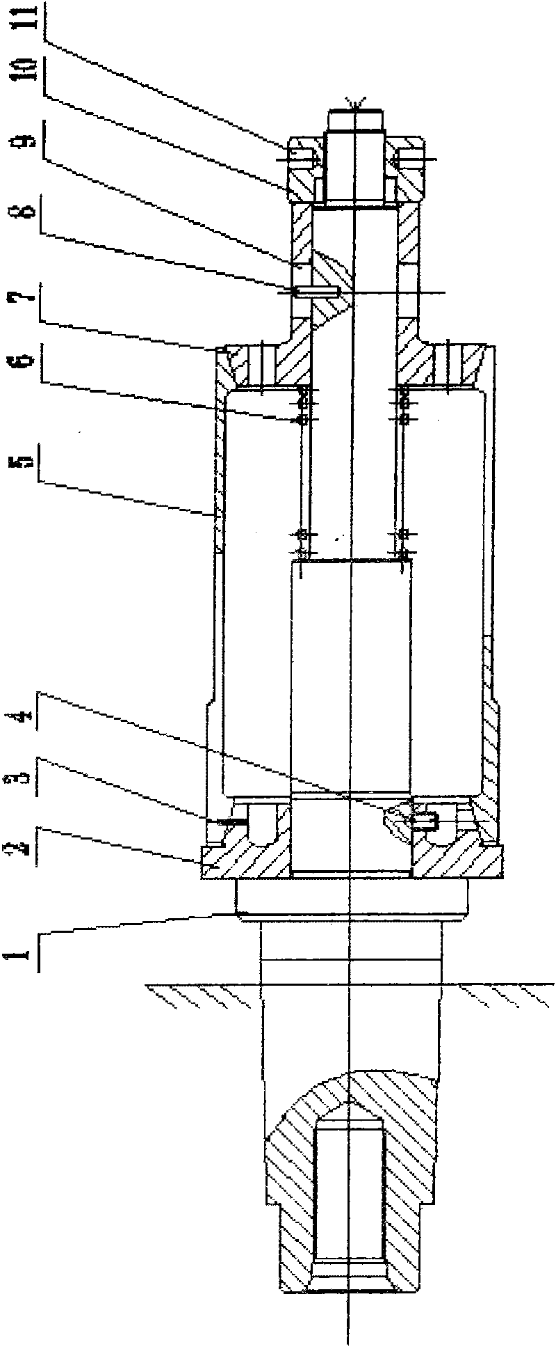 Precise positioning and clamping device for stepped thin-wall barrel