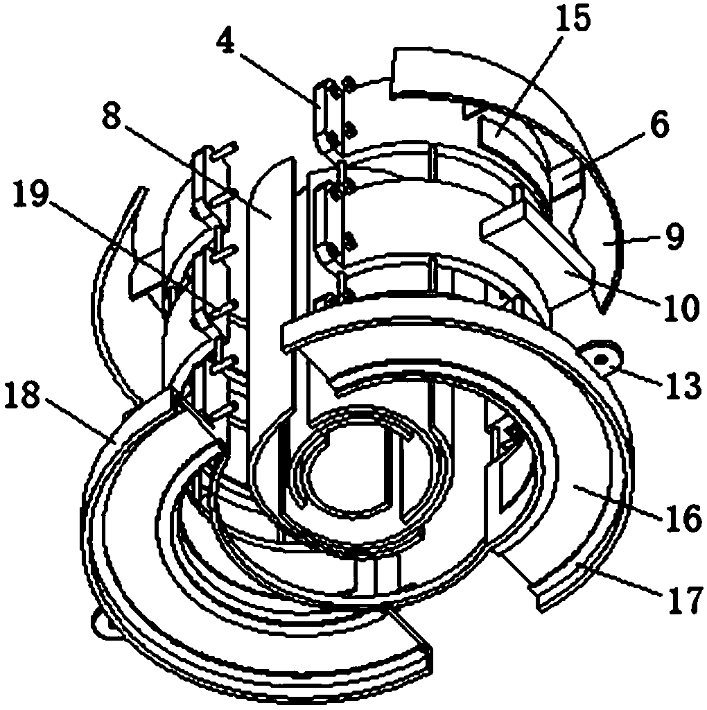 Tree trunk protection device with anti-freezing function