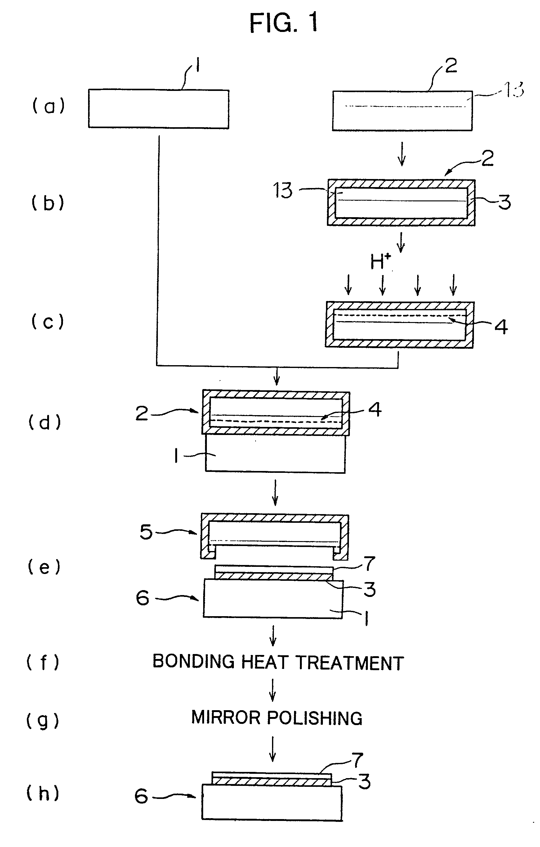 Method of recycling a delaminated wafer and a silicon wafer used for the recycling