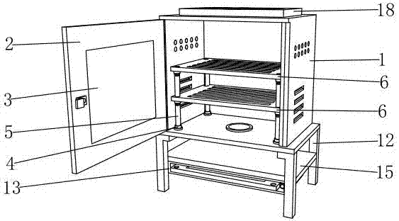 Indoor network cabinet