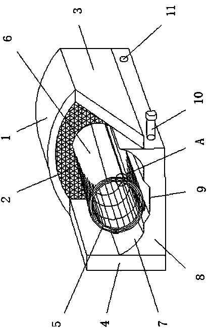 Pipeline heat-insulation device for heat supply