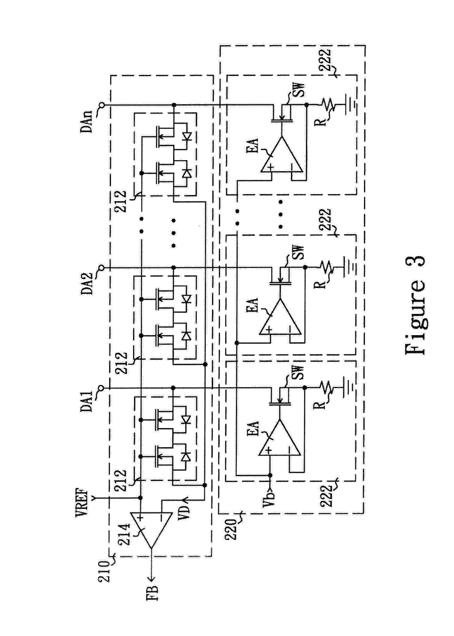 Load driving circuit and multi-load feedback circuit
