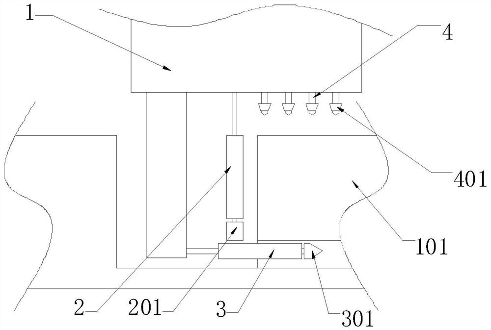 Coal seam less broken coal cutting device