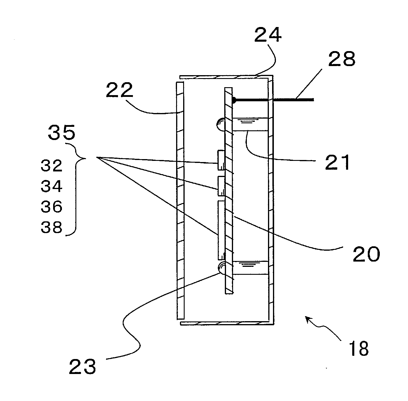 Camera with interchangeable lenses having electrical circuitry