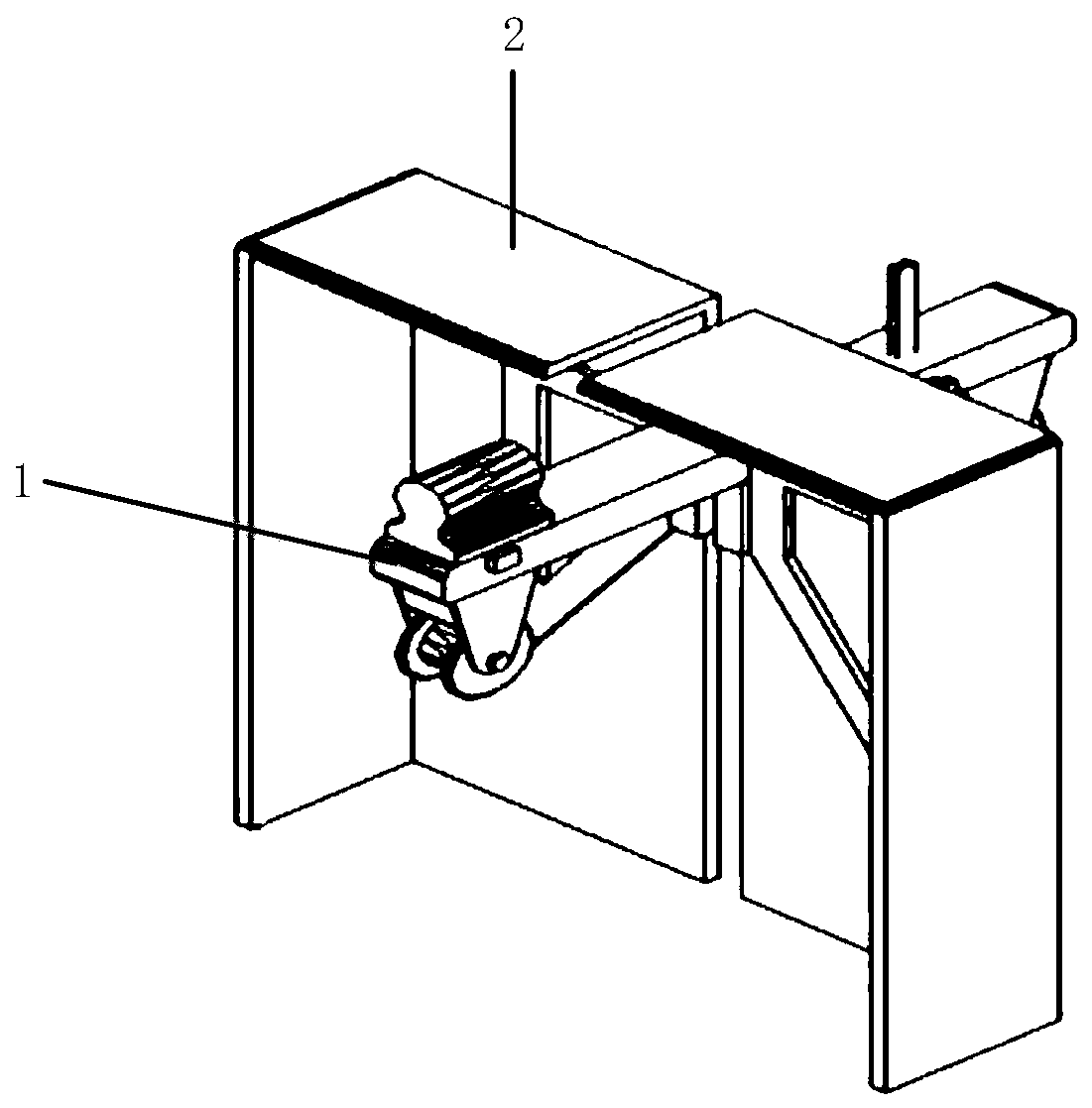 Wind stopping device for ship hull flat steel structure welding