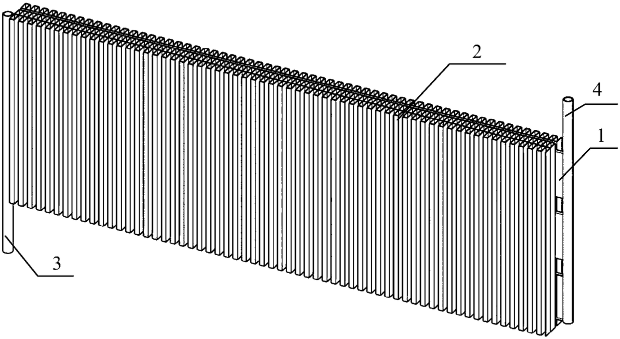 A high-efficiency plate-type low-temperature radiator and its special components