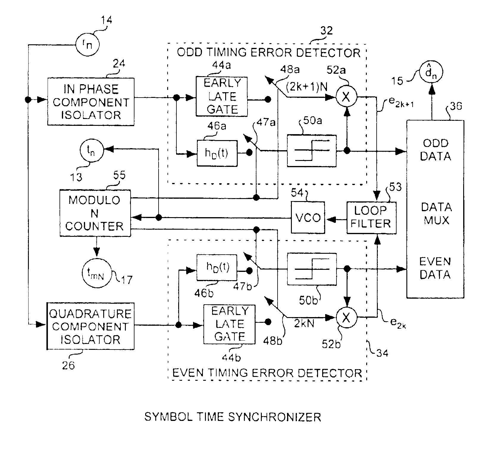 Data aided symbol timing system for precoded continuous phase modulated signals