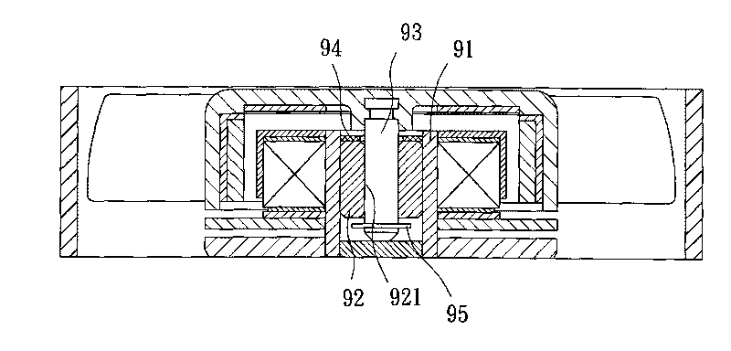 Oiltight structure of motor shaft tube