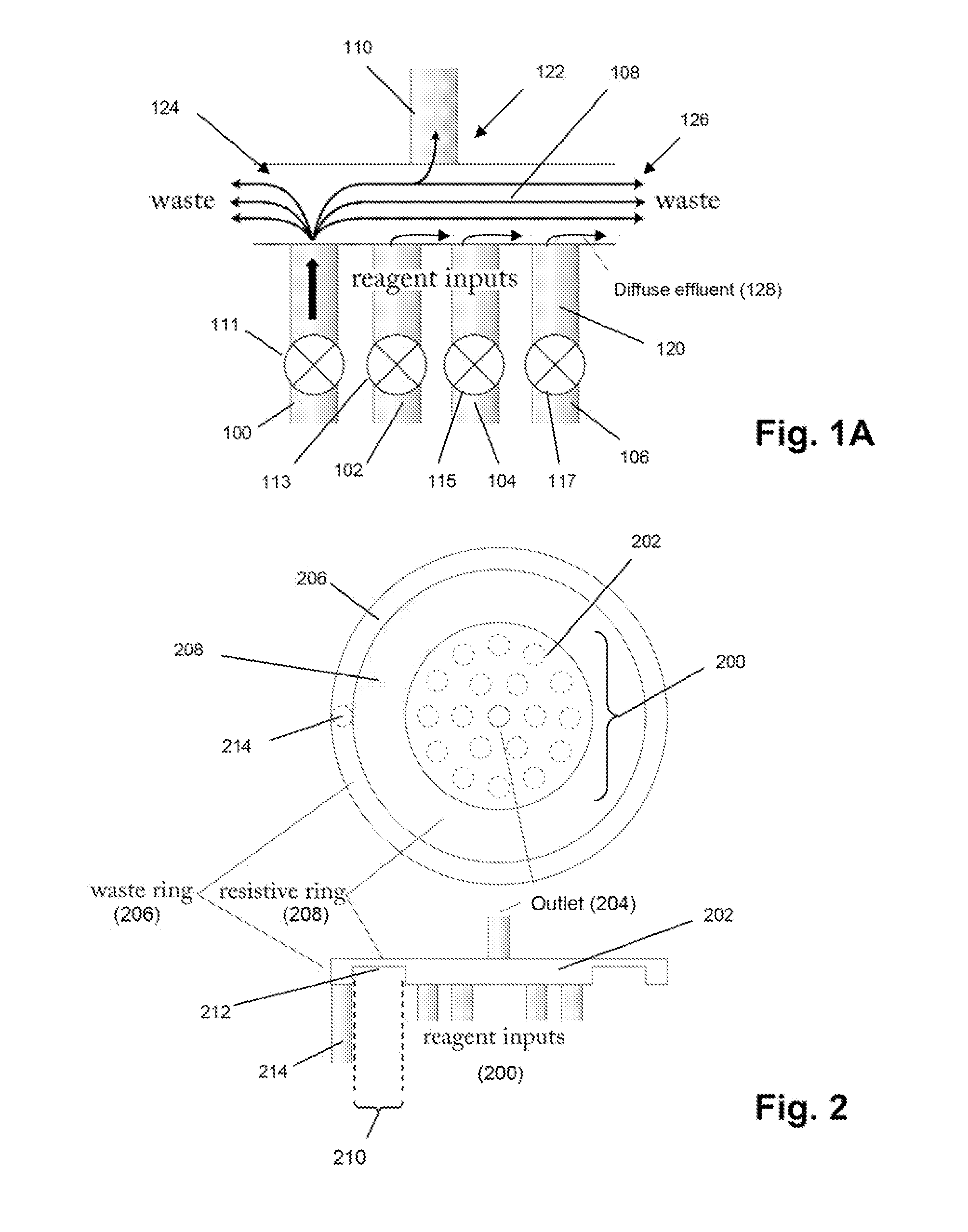 Fluidics system for sequential delivery of reagents