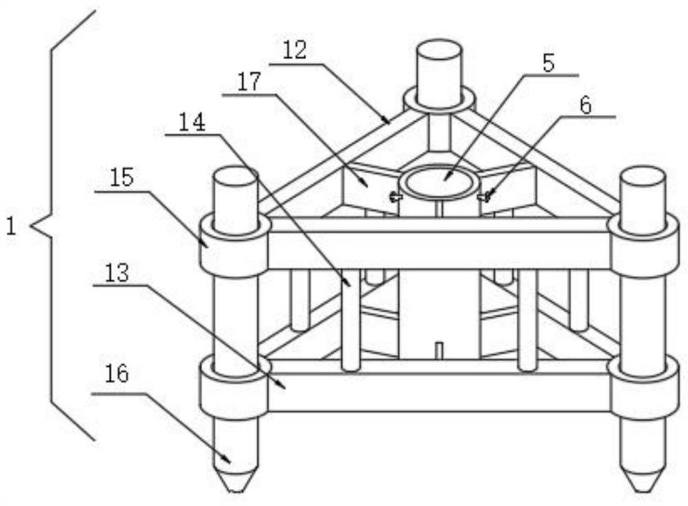 An anchor rod construction device for construction engineering