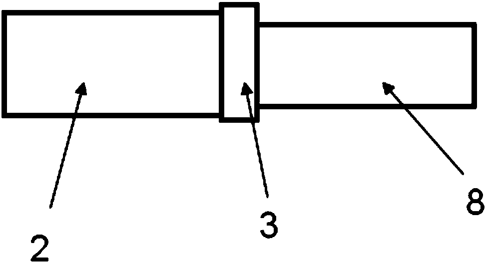 Step transition of a rectangular waveguide transmission line