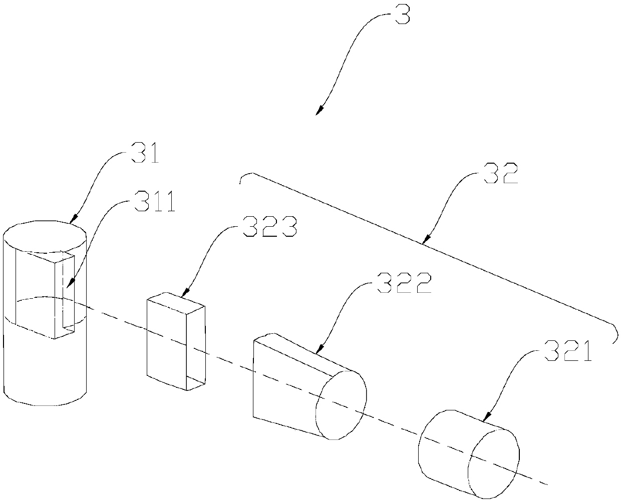 Cyclone blowing and sucking type exhaust system