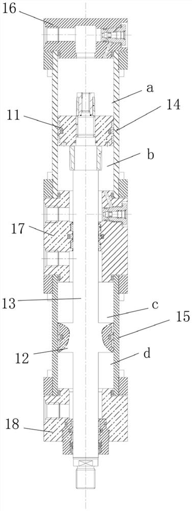 A Large Impulse Hydraulic Power Mechanism Based on Shaft Distribution