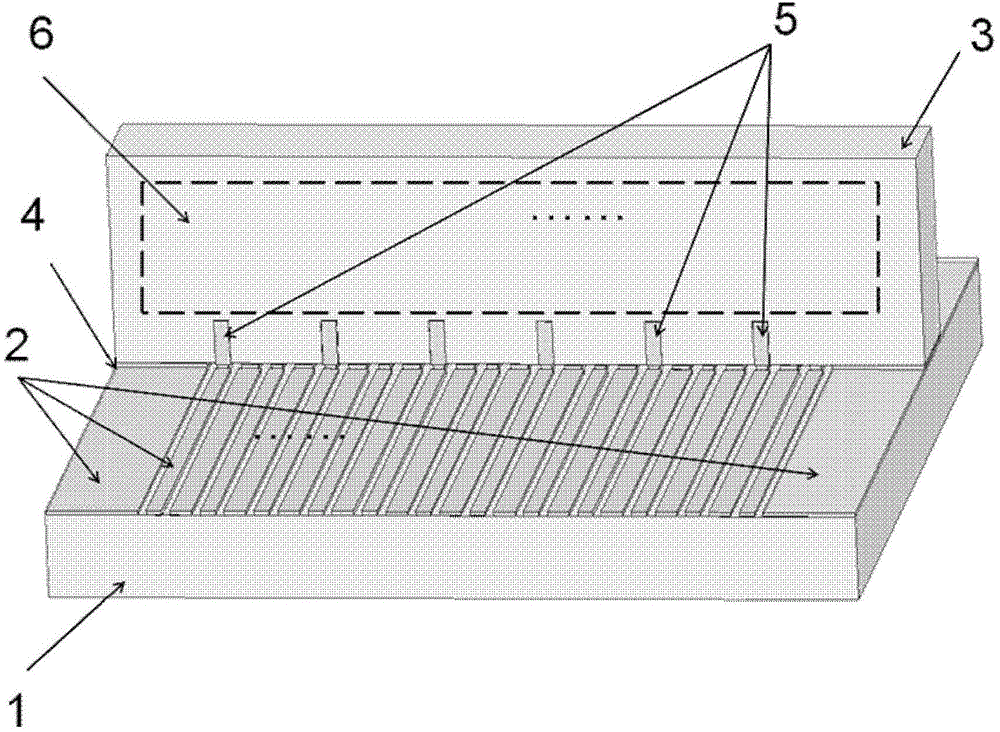 Three-dimensional packaging device for photonic integrated chip matching circuit