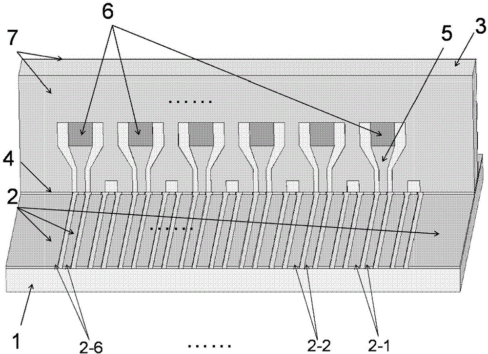 Three-dimensional packaging device for photonic integrated chip matching circuit