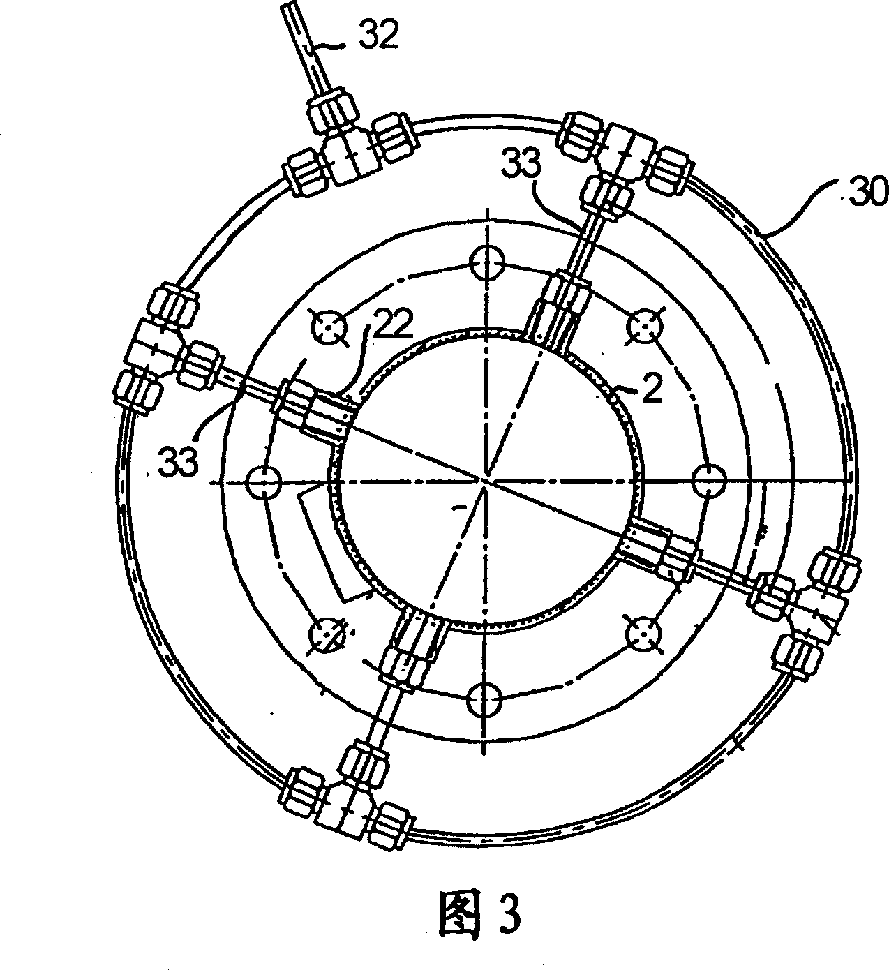 Method of drying molds and apparatus for supplying drying air