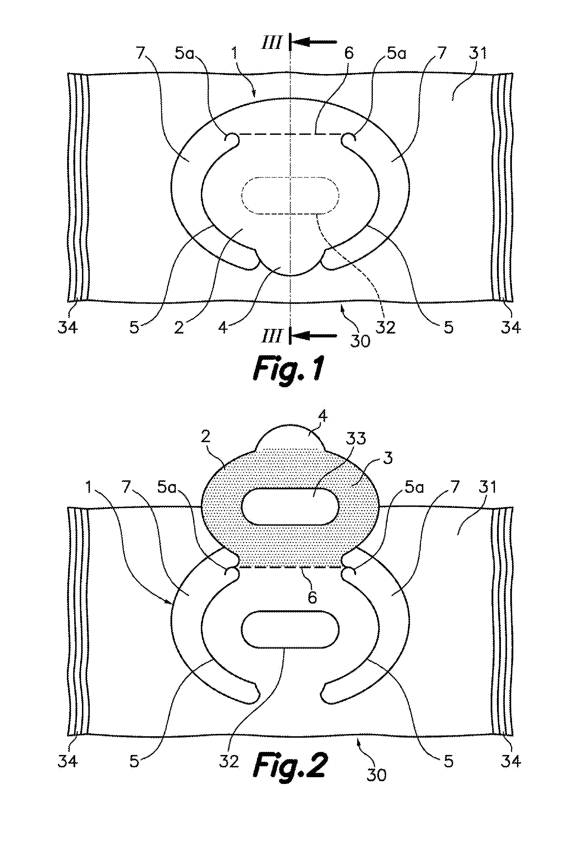 Opening/closing device for a disposable flexible container
