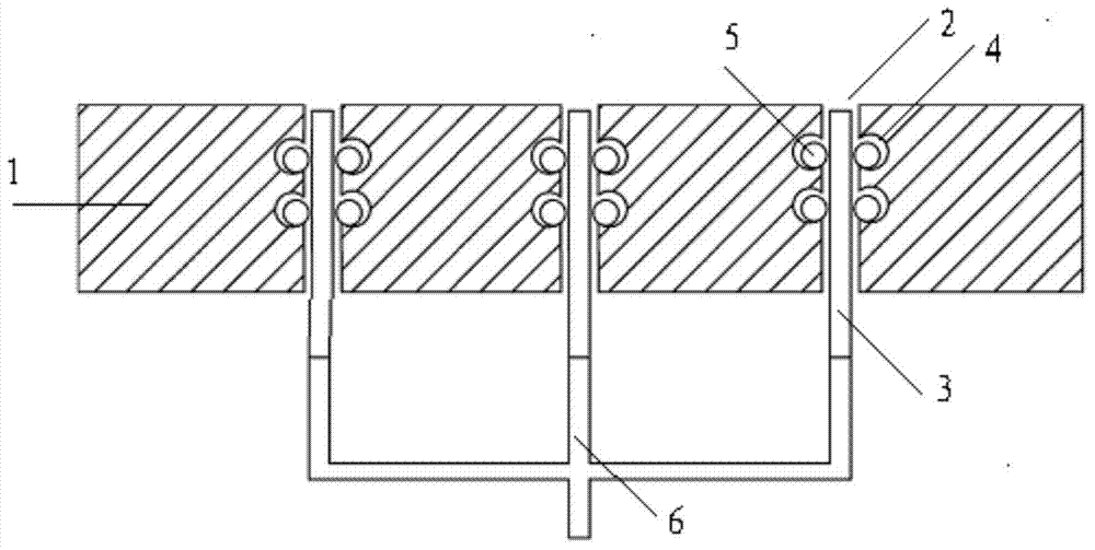 Supporting machine table