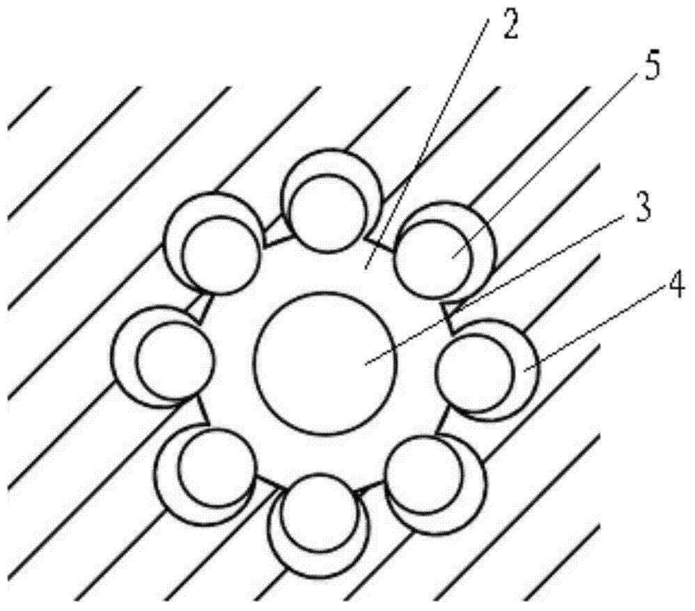 Supporting machine table