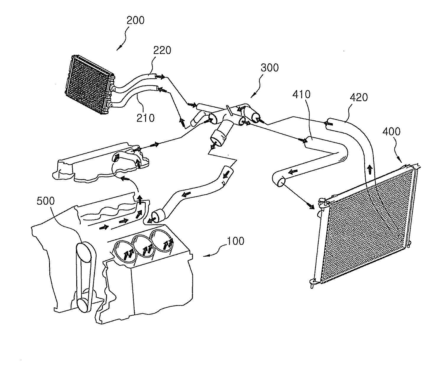 Cooling system for a vehicle