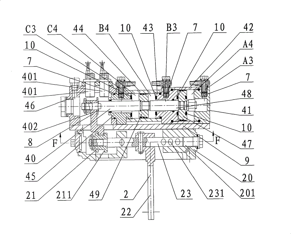 Electromagnetic valve controlled pneumatic shift automatic speed variator