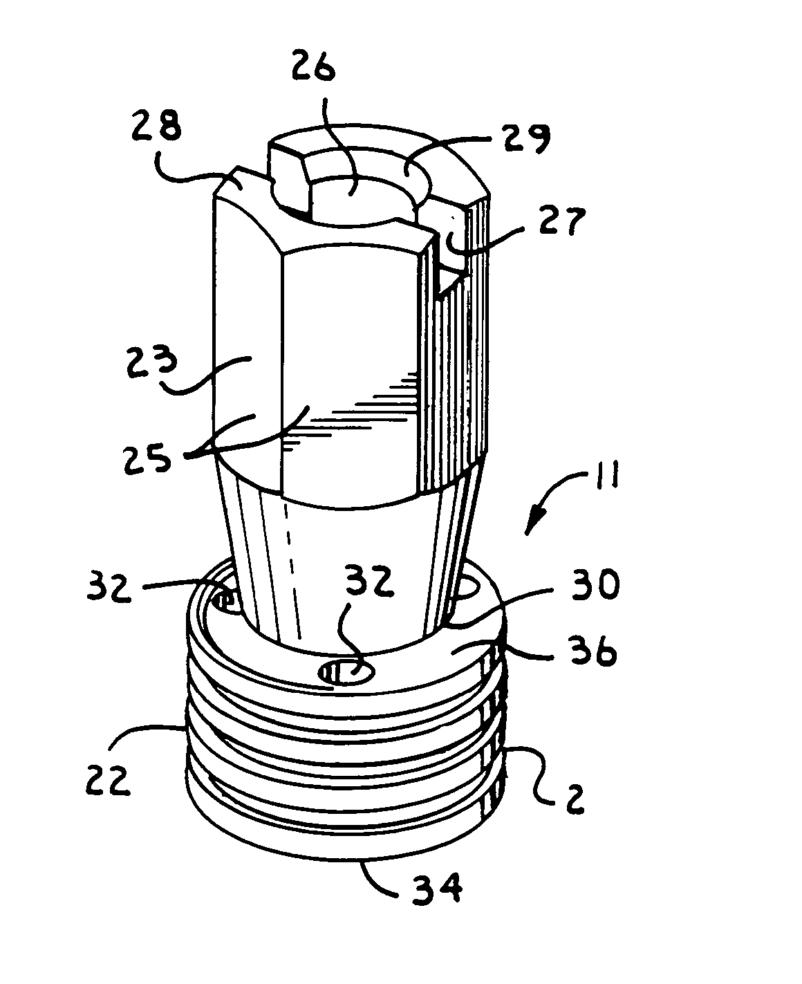 Helical interlocking mating guide and advancement structure