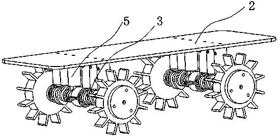 SMA-driven inspection four-wheel-drive vehicle