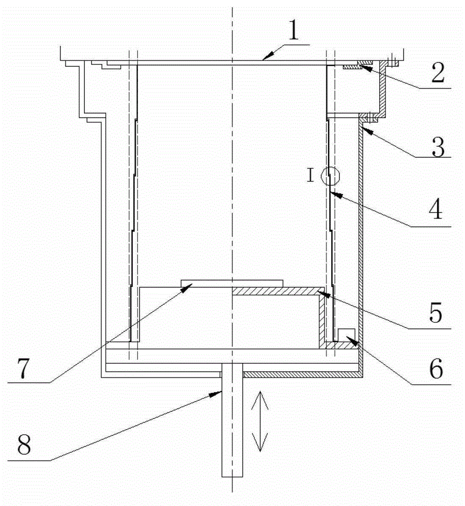 Foldable and easily replaceable forming device for laser selective melting forming