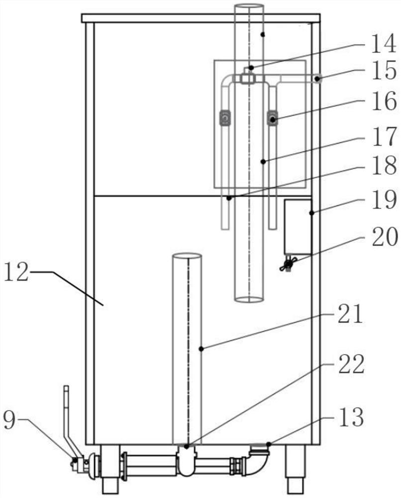 Wet-type waste gas purification intelligent control box