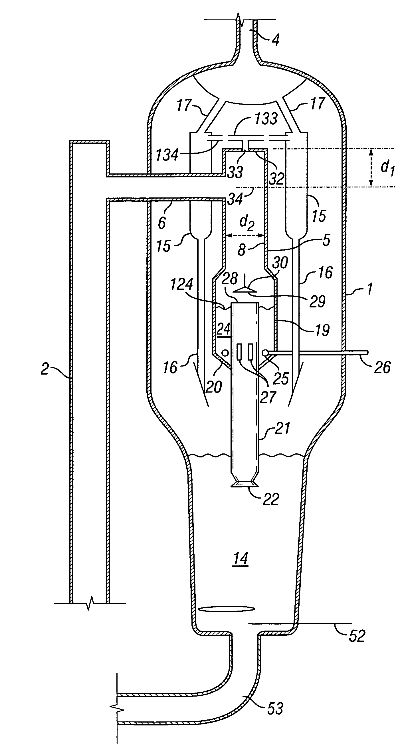 FCC reactor