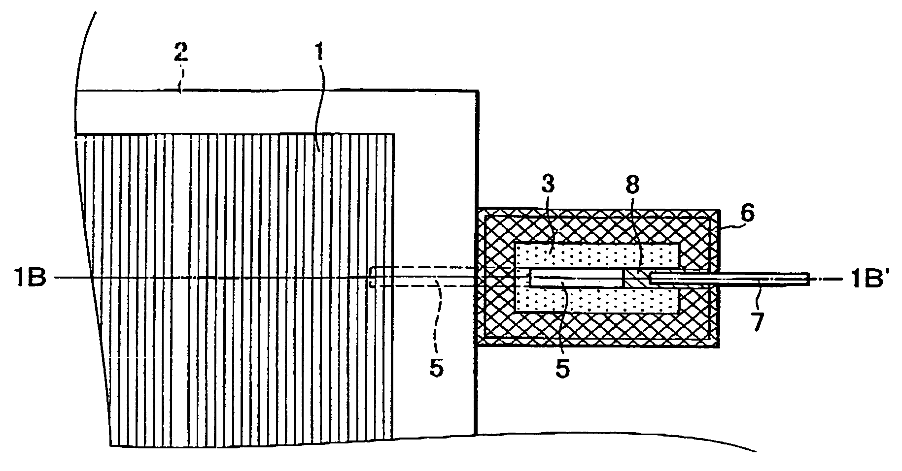 Solar cell module having an electric device