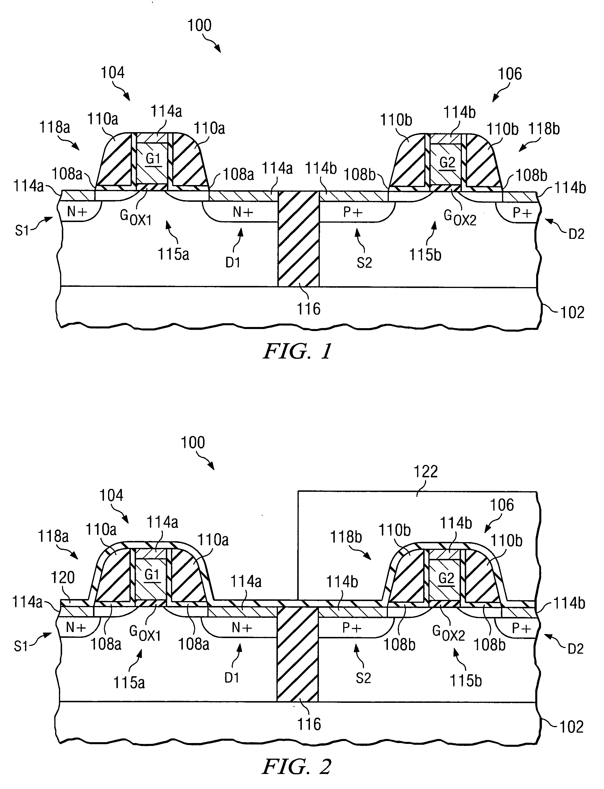 CMOS device and method of manufacture