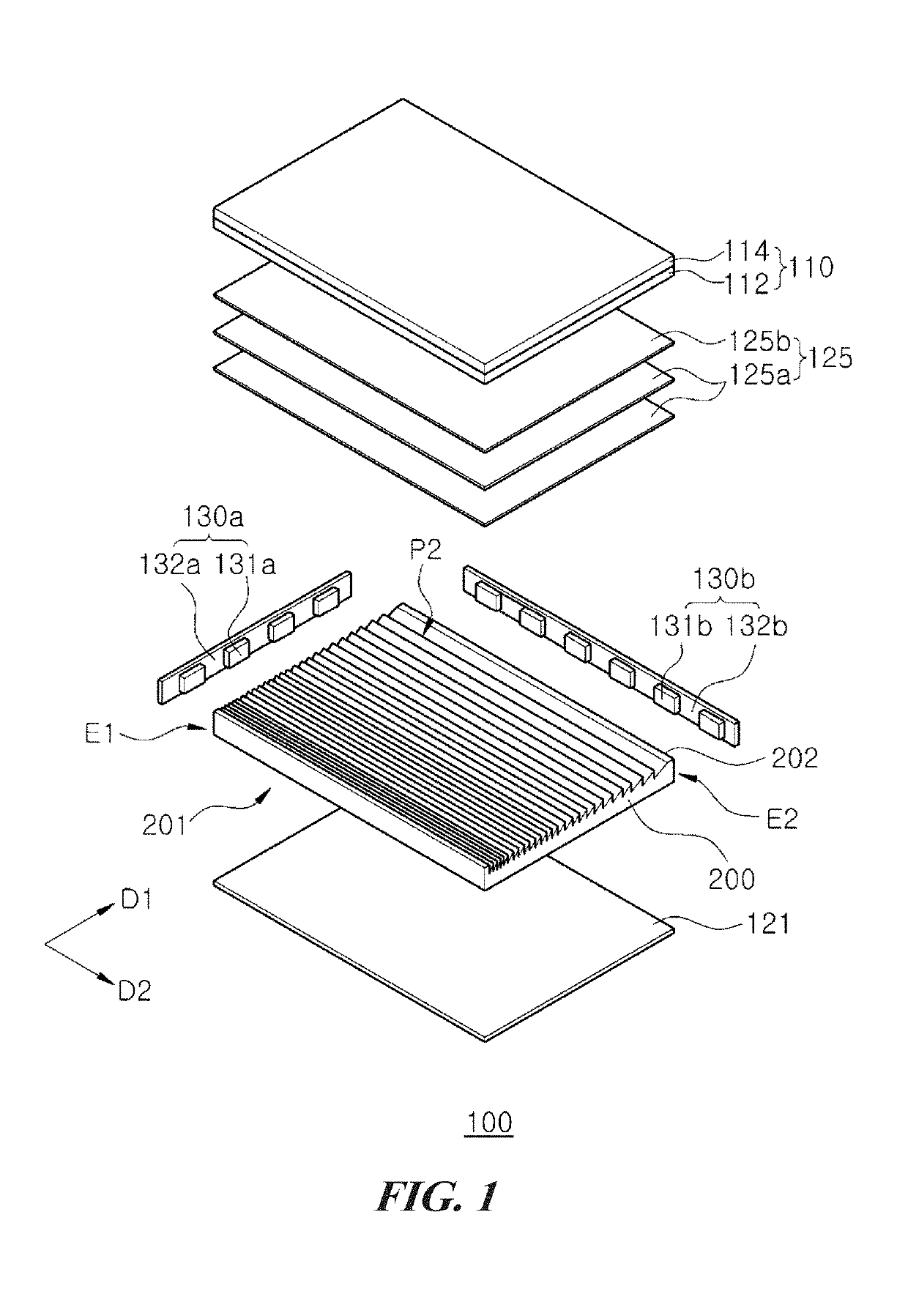 Liquid crystal display device comprising a light guide plate having a first prism pattern on a lower surface and a second prism pattern on an upper surface