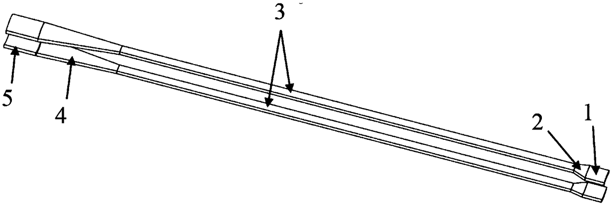 A Distributed Attenuation Confocal Waveguide Cyclotraveling Wave Tube High Frequency System