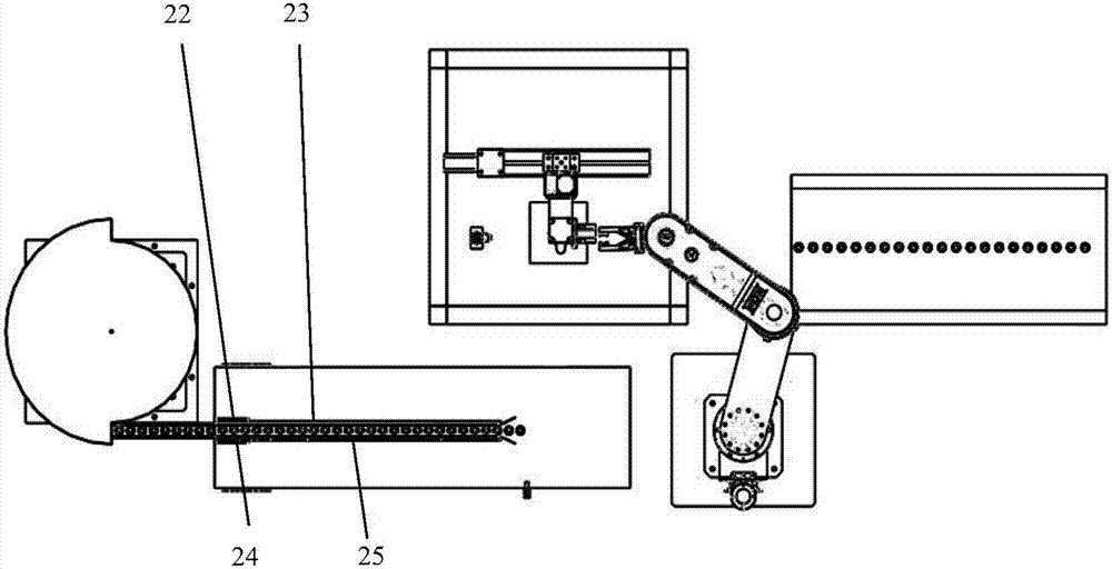 Visual automatic thread inspection device and using method