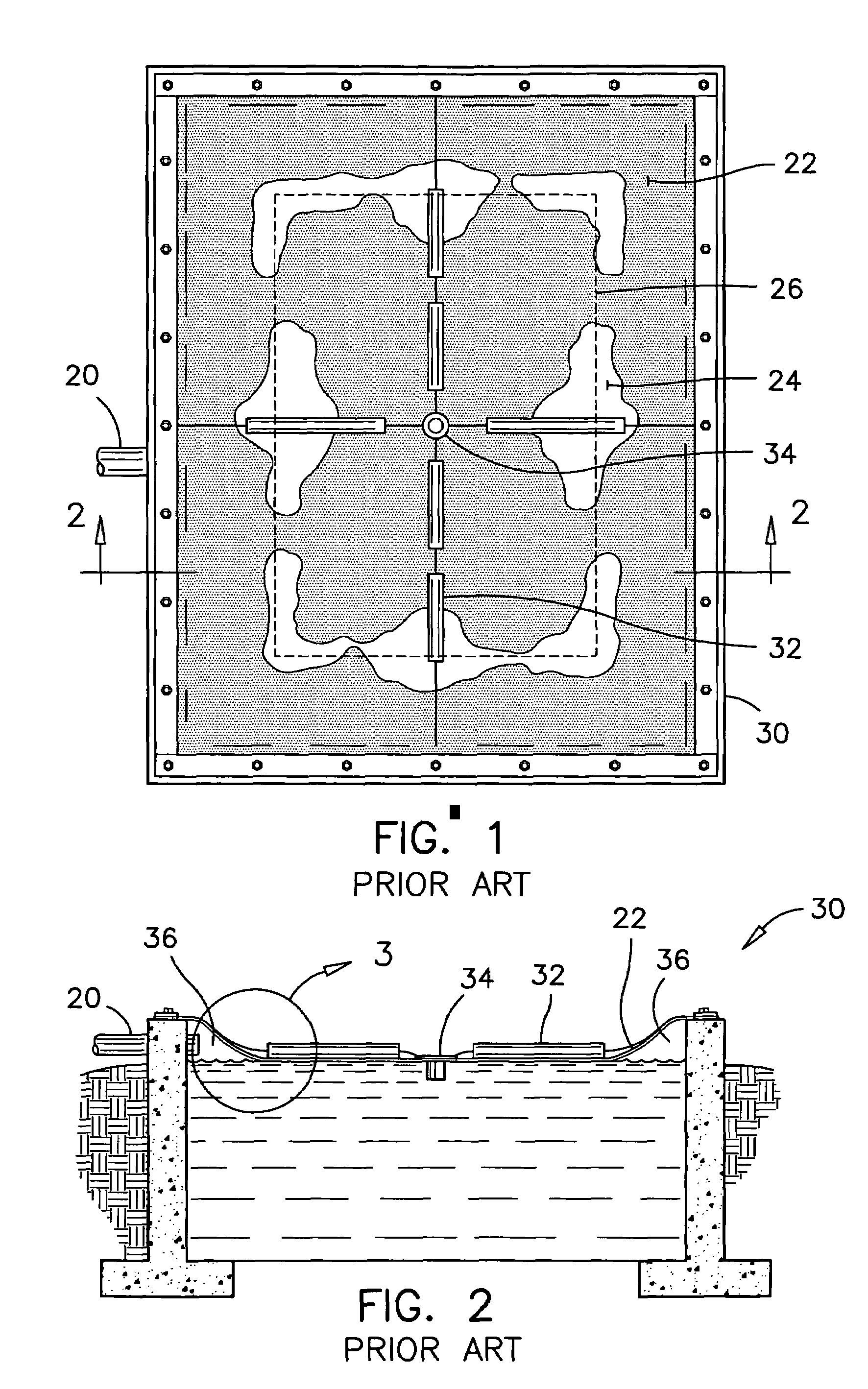 Method for breaking a flap-valve attachment condition under a membrane cover