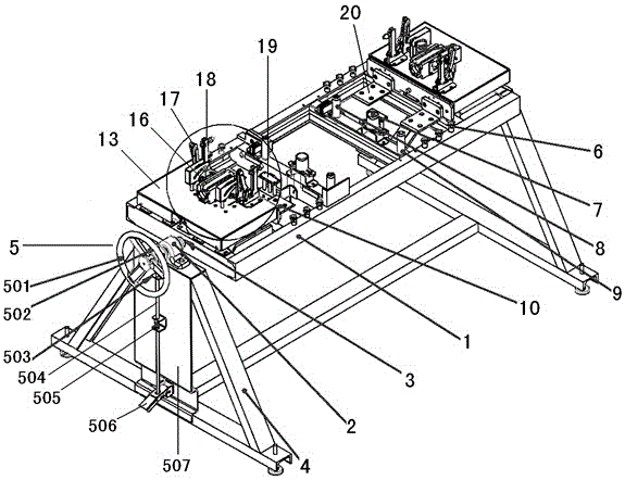 Welding fixtures for fixing and shaping the metal structure bottom frame