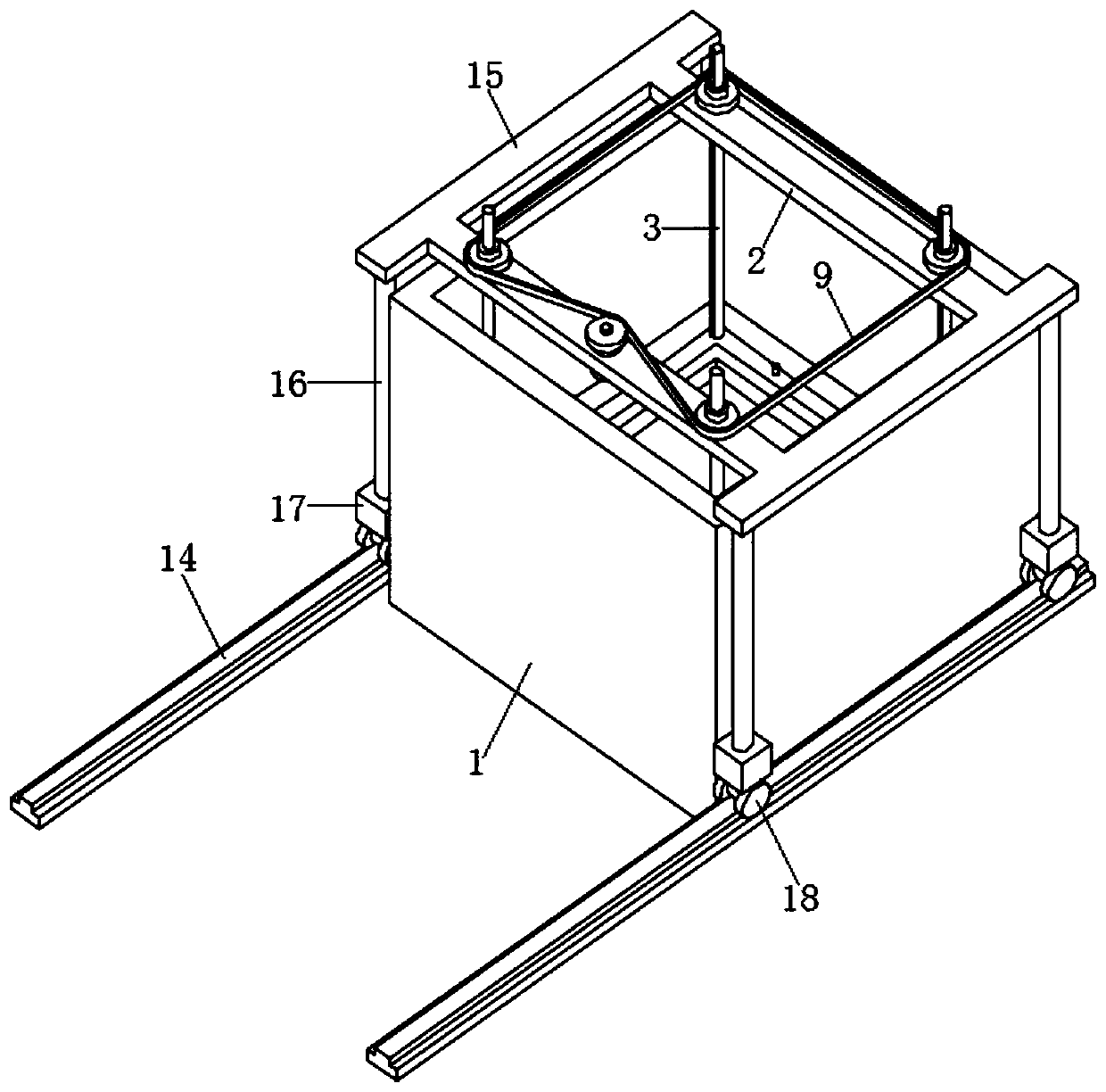 Sewage cleaning device for sewage treatment