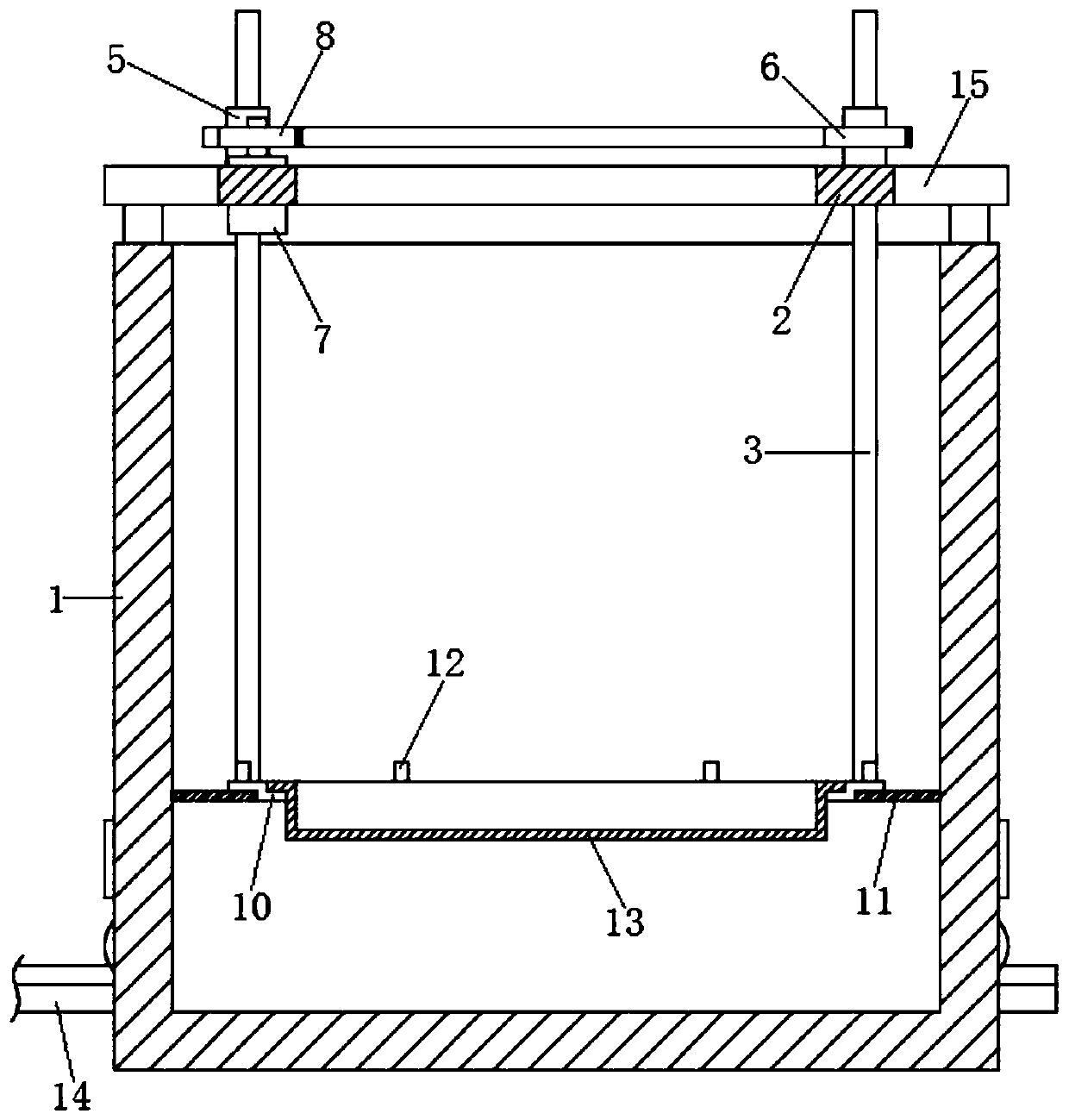 Sewage cleaning device for sewage treatment