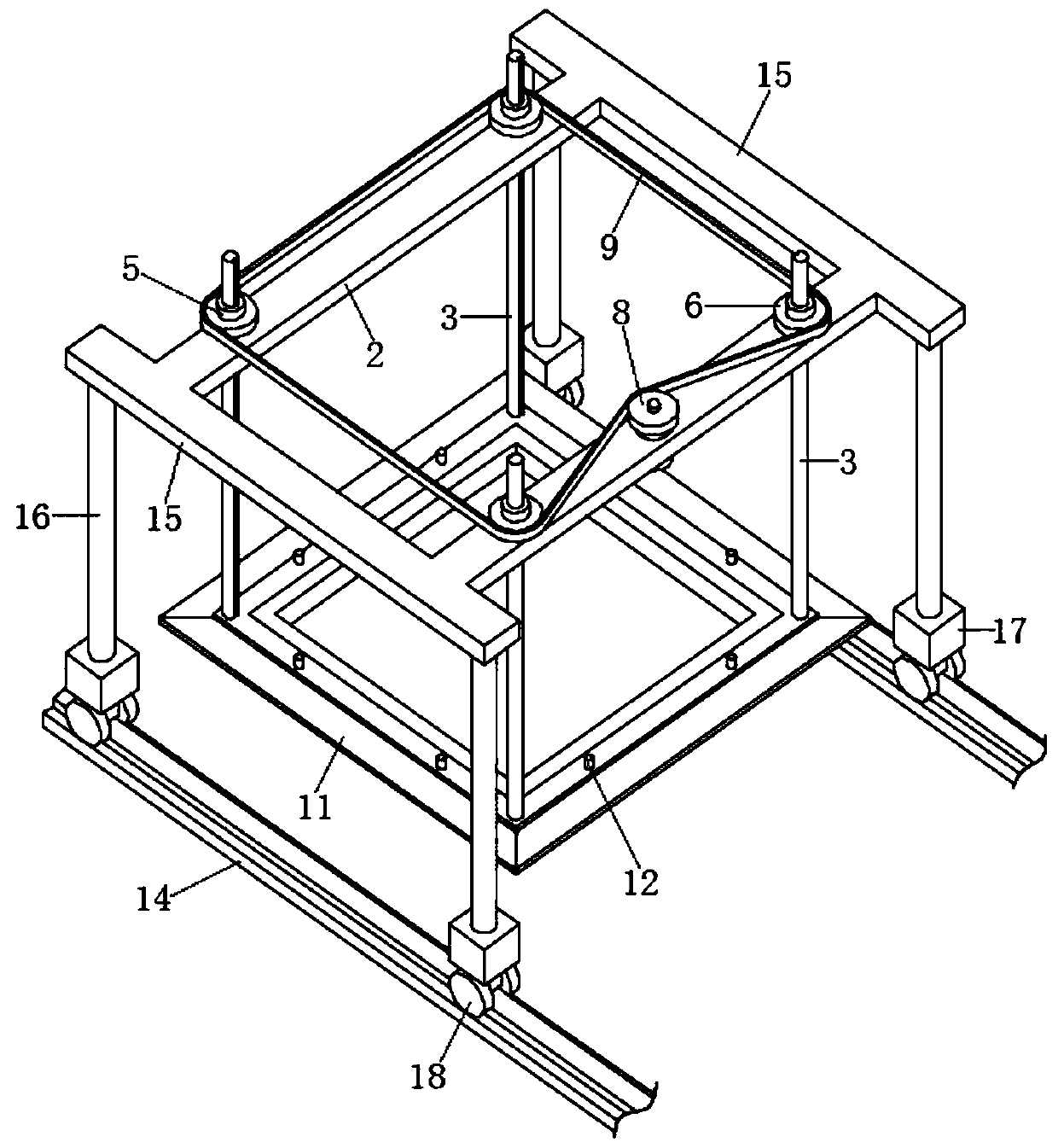 Sewage cleaning device for sewage treatment