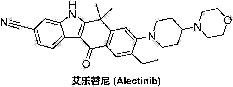 Method for preparing alectinib