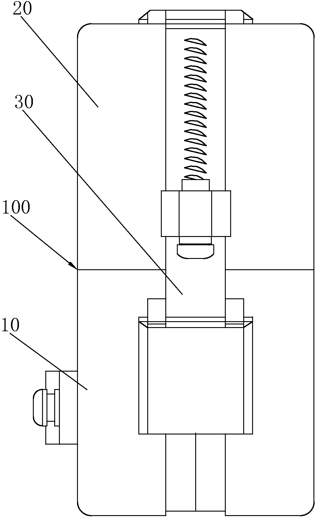 V-profile opened current transformer and production process thereof