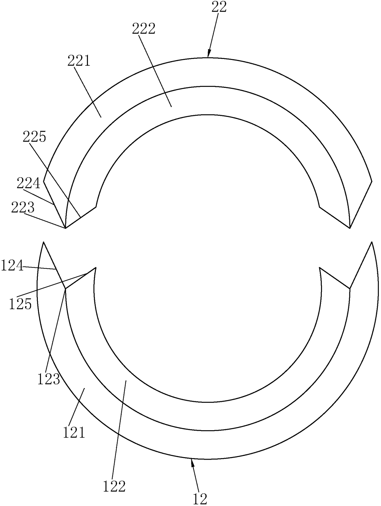 V-profile opened current transformer and production process thereof