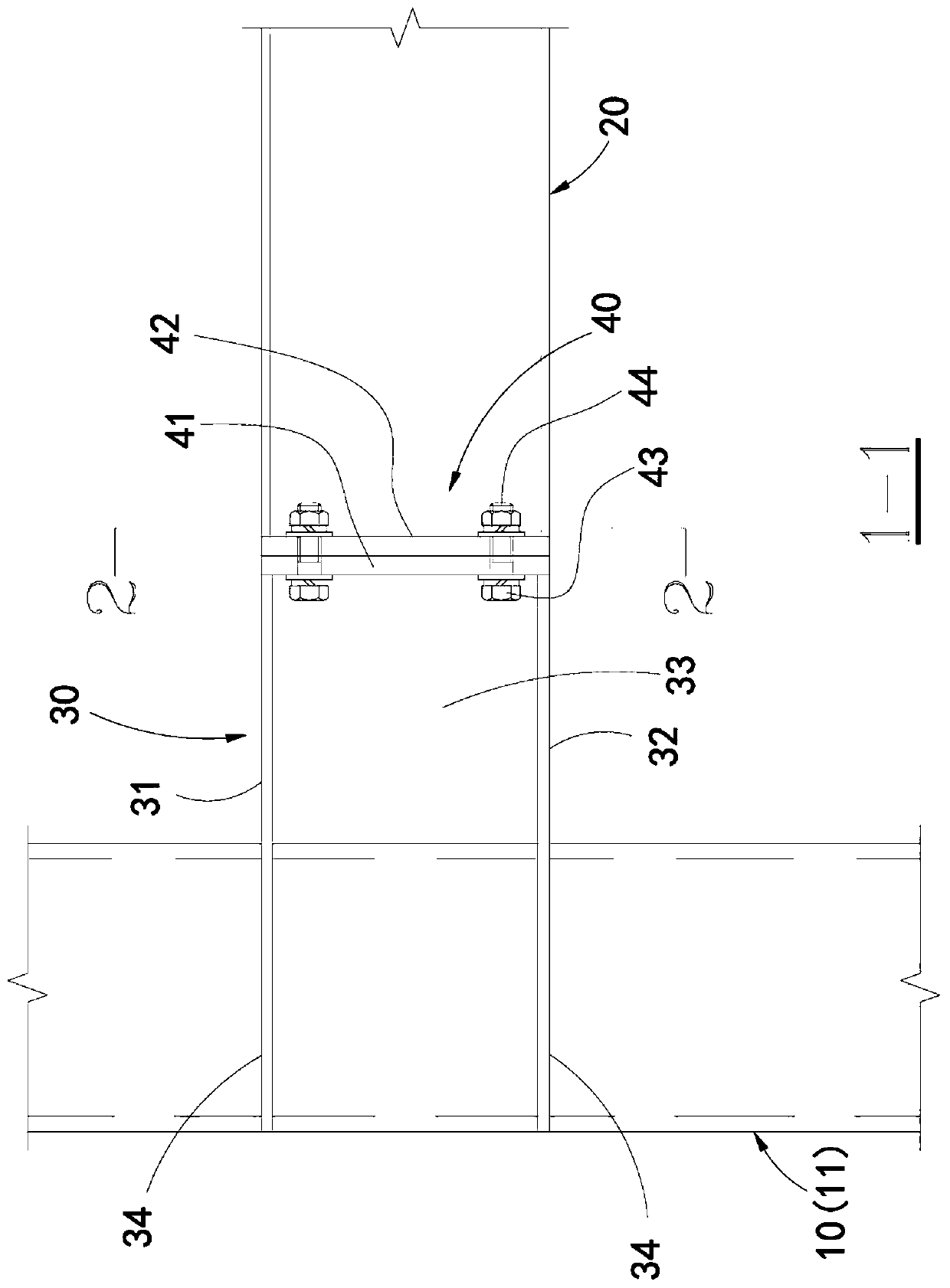 Assembling type steel structure residence system and node installation method thereof