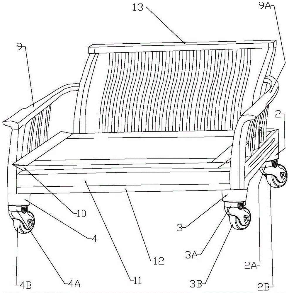 Remote-control movable sofa