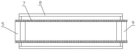 Cloth conveying device for textiles