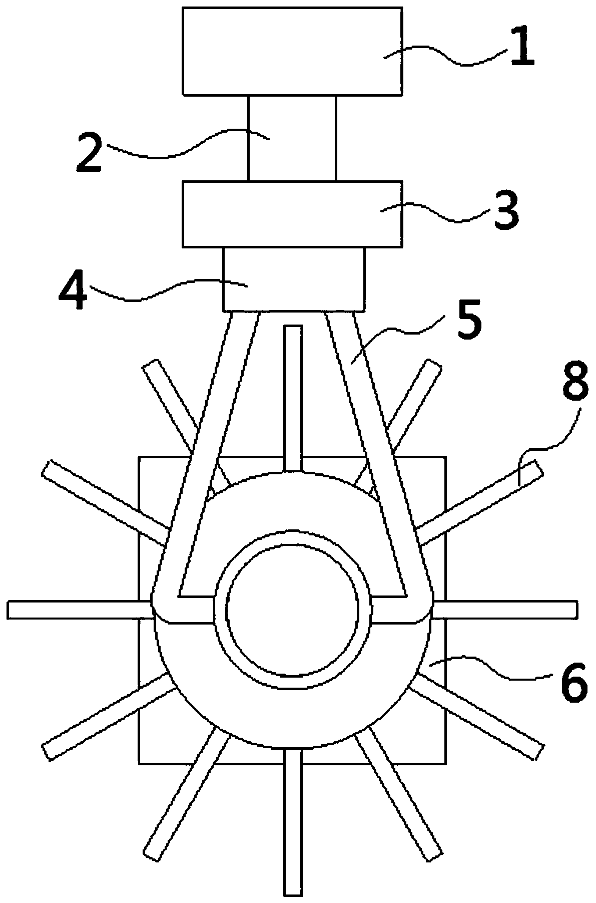 LED automobile lamp heat dissipation device