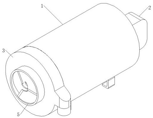 A cleaning device for rto regenerative waste gas oxidation furnace